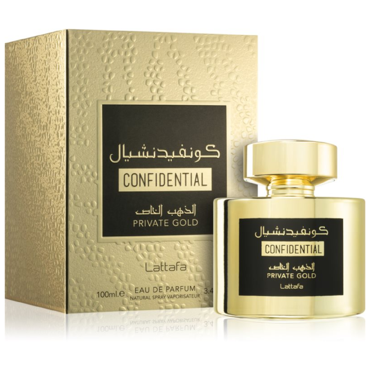 Lattafa Confidential Private Gold Eau de Parfum unisex 100ml